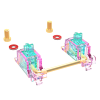 DUROCK Stabilisateurs V3, 2U 6.25U 7U Stabilisateurs vissés Moins de réglage Insert pré-clipsé Stabilisateurs de clavier mécanique à montage PCB