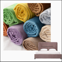 Tissu d'ameublement en velours hollandais soyeux et doux pour les housses de canapé et de fauteuil de luxe
