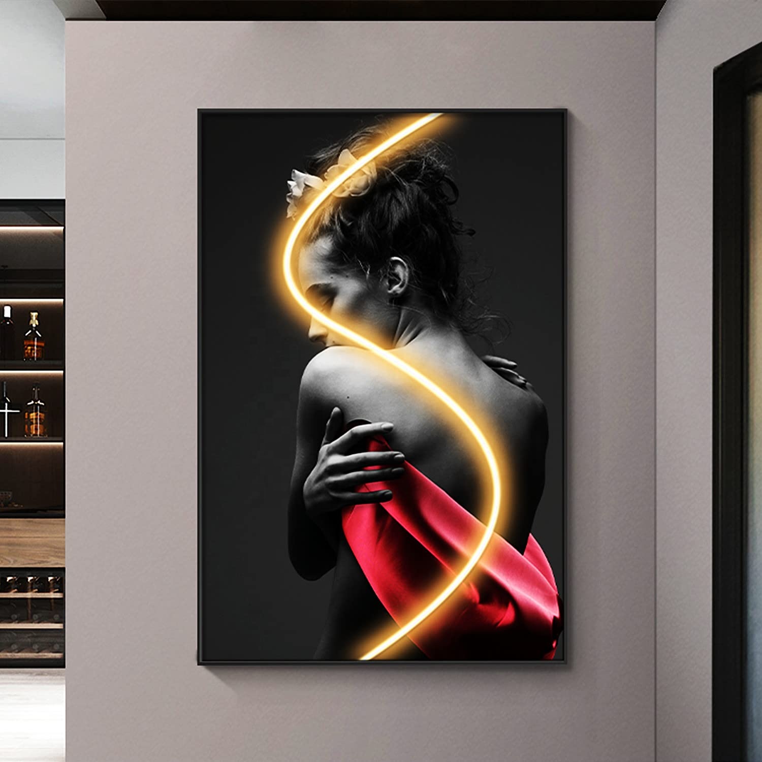 Cara con S LED