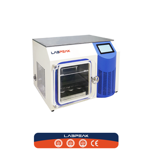 เครื่องทำแห้งแบบแช่แข็งตั้งโต๊ะ LABPEAK พร้อมระบบทำแห้งแบบ In-situ หน้าจอสัมผัสขนาด 7 นิ้ว ควบคุมด้วย PLC ระบบละลายน้ำแข็งด้วยไฟฟ้า สำหรับห้องปฏิบัติการ - Product Image 1