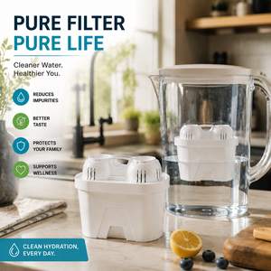 Cartucho de Filtro de Agua Avanzado de Repuesto para Jarra Purificadora de Agua Potable, Purificador Doméstico de Carbón Activado - Product Image 1