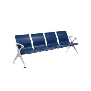 Hospital Waiting <b>Bench</b> Row 2418Mm Metal Frame High Density Sponge Office Use - Product Image 2
