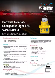 Feux d'obstacle portables conformes à la norme ICAO/FAA/IEC pour une utilisation d'urgence à un prix abordable - Product Image 2