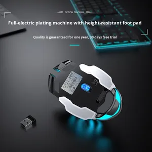 E-Sports Mecânica Computer Gaming <span class=keywords><strong>Mouse</strong></span> Wireless/Silent USB Wired Luminous para Office Use Atacado - Product Image 6