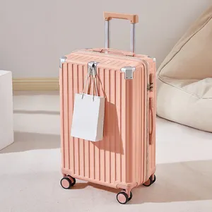 Juegos de maletas Valise de voyage, Maleta de viaje, equipaje giratorio, 4 ruedas, bolsas de equipaje, puede poner tazas y cargar