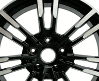 Ruedas RKR 5x130 Beadlock de 19/20/21/22/23/24 Pulgadas, 5x130, 5x139.7, 5x114.3, Elite Deluxe, Negro Mate Pulido, Grado Resistente