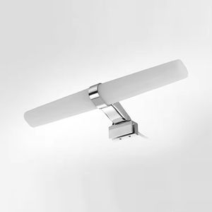 Prix attractif, éclairage de salle de bain moderne en chrome IP44 7W 230V, montage en surface, lampe LED pour miroir avant - Product Image 1