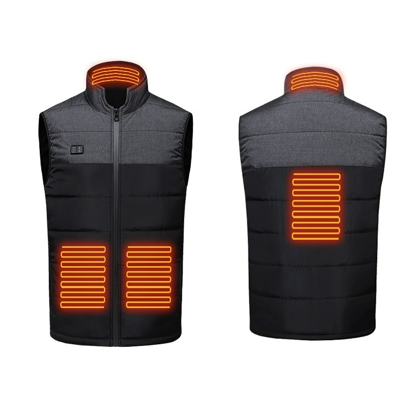 Negro y Gris 4 zonas de calefacción