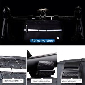 Échantillon gratuit : Sacoche de guidon imperméable pour vélo, sacoche de tube avant Wheelup avec pochette supérieure pour accessoires de cyclisme - Product Image 6