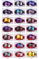 Lunettes de moto MX BMX Dirt Bike avec film détachable, logo personnalisé du fabricant, pour casque de moto et sports de plein air