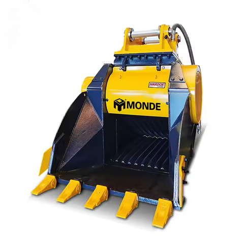 Excavator Bucket Attachment Jaw Type 20 Ton Crusher Rock Crushing Bucket