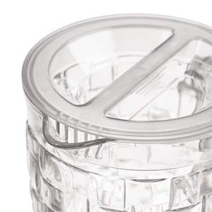 Carafe à eau en plastique transparent HALO 1500 ml avec couvercle et poignée, carafe texturée pour boissons, pour la maison, la cuisine, le restaurant, l'hôtel - Product Image 2