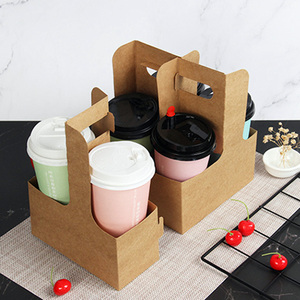 Porte-<span class=keywords><strong>gobelets</strong></span> <span class=keywords><strong>en</strong></span> <span class=keywords><strong>carton</strong></span> compostable certifié BPI avec logo personnalisé, 2/4 <span class=keywords><strong>gobelets</strong></span> pour les boissons à emporter aux États-Unis - Product Image 2