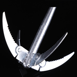 Cuchillo Anclador de Plantas Acuáticas de Acero Inoxidable, Cuchilla Plegable para Cortar Maleza, Herramienta Multifuncional para Pesca con Mosca - Product Image 2