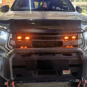 For Toyota <b>Hilux</b> Revo 2015-2018 <b>GR</b> Style Body Kit Car Bumper Grill Racing Grills Decorative Strips Front Bumper Grill Exterior - Product Image 5