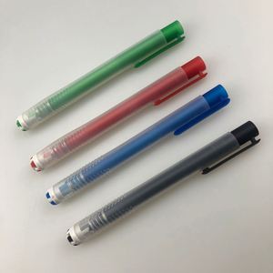 Gomme à effacer rétractable en plastique de style click pour usage promotionnel avec couleur personnalisée - Product Image 1