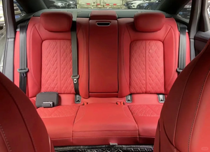 Sièges électriques haut de gamme pour Audi, cuir rouge matelassé, sièges ergonomiques confortables - Product Image 5