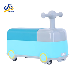 รถของเล่นเด็กแบบขี่ได้ ผลิตจากพลาสติก ขายส่ง รถโยกเด็กพร้อมที่เก็บของขนาดใหญ่ สำหรับเด็กอายุ 1-4 ปี หัดนั่ง หัดยืน หัดเดิน - Product Image 4