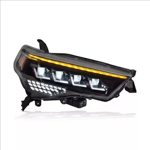 Kit de modernisation de phares à LED à 4 lentilles pour Toyota 4Runner 2014-2024, phare avec clignotant séquentiel à éclairage progressif, DRL - Product Image 1