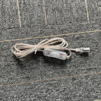 Fabricant de néons LED transparents 1,5 m 5,5x2,1 Connecteur DC Fil Prise avec interrupteur 304 pour éclairage LED