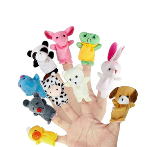 Giocattoli Educativi Bestseller: Bambole di Peluche a Forma di Animali, Marionette a Mano per Bambini, Pupazzi da Dito per <span class=keywords><strong>Teatro</strong></span> - Product Image 6