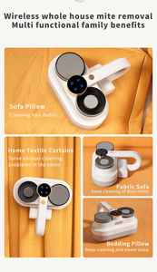 Aspiradora de Colchones de Estilo Moderno, Limpiador de Camas Portátil, Eliminador de Ácaros - Product Image 5