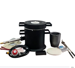 Horno <span class=keywords><strong>de</strong></span> Fusión <span class=keywords><strong>de</strong></span> Metal a Gas Eficiente 1300 ° C 6KG para Fundición <span class=keywords><strong>de</strong></span> Oro, Plata, <span class=keywords><strong>Cobre</strong></span> <span class=keywords><strong>y</strong></span> Aluminio, Personalizado <span class=keywords><strong>y</strong></span> con Soporte Técnico - Product Image 1