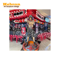 Wohnungsdekoration Anime-Figur Harz-Handwerkskunst Statue One Piece Charakter Lebensgroße Luffy Ace Actionfigur Anime-Skulptur