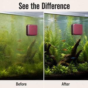 Strong Magnet <b>Aquarium</b> Glass Cleaner Double Sided Anti Scratch Algae Remover for 6 to 12 mm Glass - Product Image 3