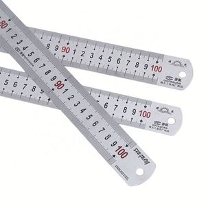 Regla Metálica Recta de Acero Inoxidable de 1M con Logotipo ShuGuang Sun, Cinta Métrica de 100cm para Estudiantes CN GUA - Product Image 1