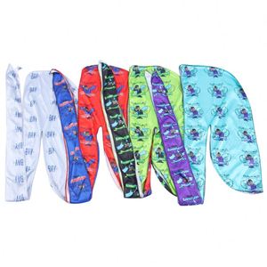 Durag en soie personnalisé avec logo, multifonction, faible MOQ, impression intégrale, couvre-chef pour hommes et femmes, sports de plein air, OEM/ODM personnalisé - Product Image 1
