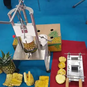 Coring ve ananas kesme makinası/ananas soyucu tart kesici