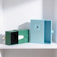 Boîte cadeau vide en carton avec tiroir coulissant, personnalisable avec logo imprimé, pour produits de soin, savons, cosmétiques, bougies parfumées