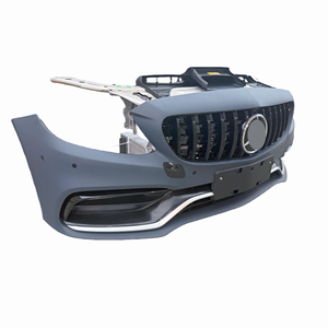 Parachoques Delantero <span class=keywords><strong>Usado</strong></span> para Clase C 205 C63 AMG 2016-2022 con Kit de Radiador, Plástico+ABS, Ensamblaje con Pernos, Alta Calidad - Product Image 4