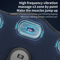 Masseur électrique intelligent de dos de cou et d'épaule de vibration avec la ceinture de correcteur de Posture de clavicule du haut du dos de la chaleur