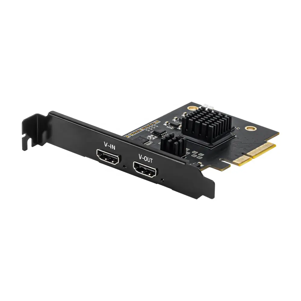 UNISHEEN UC4K60 Permainan 2160p60 Vmix OBS Streaming Win10 Linux 1 Saluran Kotak Kartu Penangkap Video HDMI PCIe