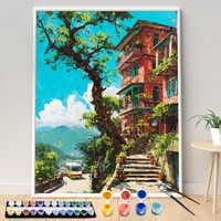 Kits de peinture par numéros DIY personnalisables, ensemble de peinture à l'huile non personnalisé pour adultes, enfants et débutants, livraison directe
