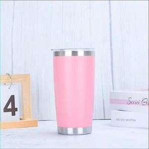 Road Travel Gear 20oz Stainless Insulated Tumbler Fit Car Holder Cold Hot Cup - Product Image 1