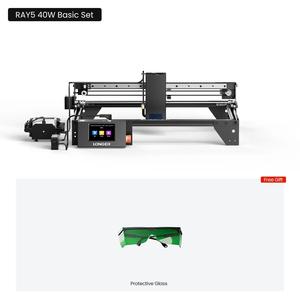 Graveur laser à diode Longer Ray5 40W de type portique avec rail HIWIN et système de contrôle Ruida pour la gravure sur métal, verre et bois - Product Image 1