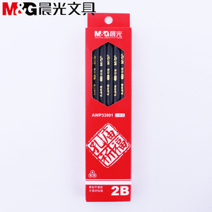 ดินสอเขียนแบบ M&G Confucius Temple Blessing 2B รุ่น AWP33901 สำหรับนักเรียน สอบเขียน ดินสอไม้ ไส้ดำ - Product Image 1