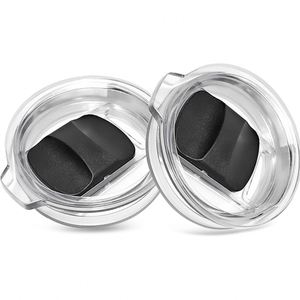 6oz Magnetic Replacement Lid <b>Sliding</b> <b>Plastic</b> Magnet Cover Universal Fit for 8oz 10oz Stainless Steel Insulated Water Bottle - Product Image 5