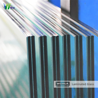 Vidrio laminado templado duradero, techo transparente, piso de vidrio, escalera, valla de vidrio, balaustrada, proyecto de techo transparente