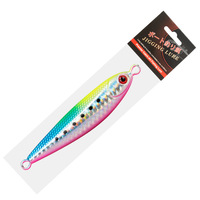 Leurre de pêche Seafox MJ134 imprimé en 3D, simulation lumineuse, métal et plomb, à chute rapide, pour saumon, maquereau, bar et tilapia