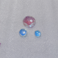 Schillernde Facettengläser Handpolierte Abgeschrägte Glaskluster Floatglas-Facettencluster für Kunst-Einsätze