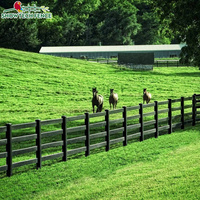 Panneaux en PVC blanc 3/4 rail, poteaux en PVC enduit, écologiques et durables pour clôtures de jardin, ranch, ferme, enclos, arènes, maisons et portails anti-UV