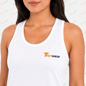 <b>Women</b> Fitness <b>Tank</b> <b>Top</b> Sleeveless Workout Activewear Gym Running Yoga Training Breathable Stretch Performance <b>Knitted</b> 100% - Product Image 4