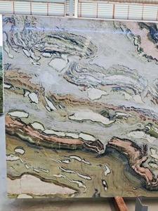 Panel de pared de mármol natural Piedra elegante y duradera para fondos de TV de sala de estar y diseños interiores de características - Product Image 2