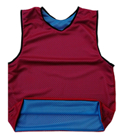 100% Polyester Mesh Jersey Double Face T-shirts Bavoir Réversible Double Face Bavoir Réversible Football Adultes Formation Football Bavoirs