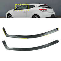 2 pièces, installation facile, déflecteurs de vent pour fenêtres de voiture, pare-pluie pour Renault Mégane MK3 3 portes hayon 2009-2015