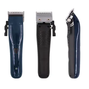 Moteur de fréquence professionnel tondeuse à cheveux Machine étanche sans fil électrique cheveux outils pour hommes tondeuse rasoir Vintage
